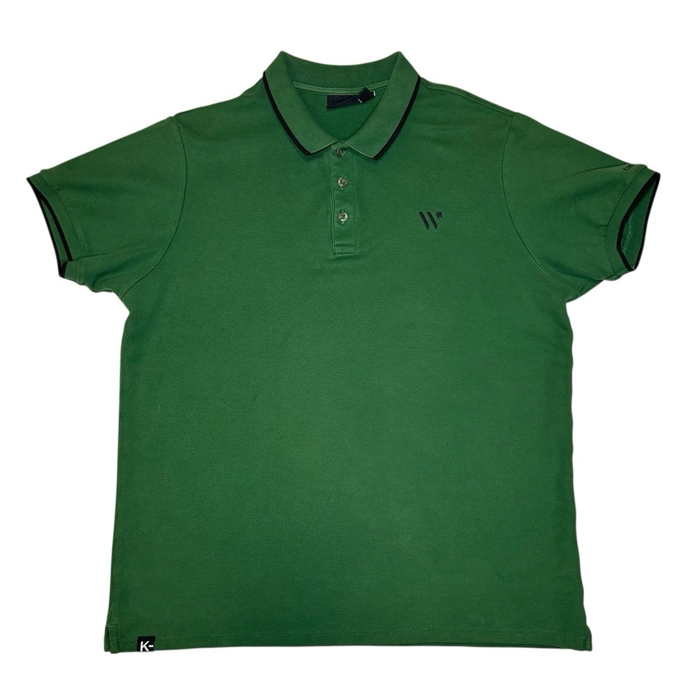Kingsland Green Polo Men's Size Medium With Black Trim‎